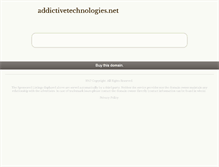 Tablet Screenshot of addictivetechnologies.net